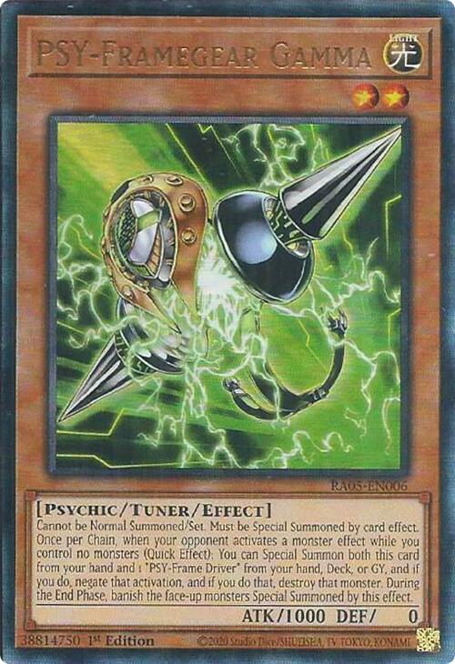 PSY-Framegear Gamma (Ultimate Rare) [RA05-EN006] Ultimate Rare Yu-Gi-Oh!