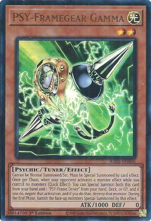 PSY-Framegear Gamma (Ultra Rare) [RA05-EN006] Ultra Rare Yu-Gi-Oh!