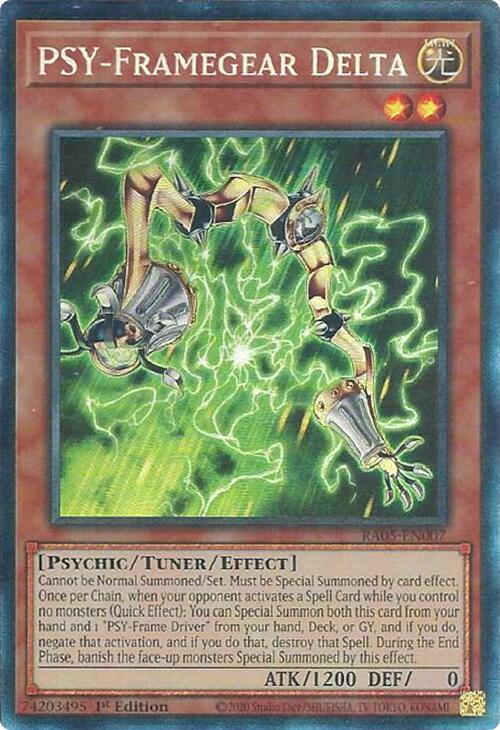 PSY-Framegear Delta (Collector's Rare) [RA05-EN007] Collector's Rare Yu-Gi-Oh!