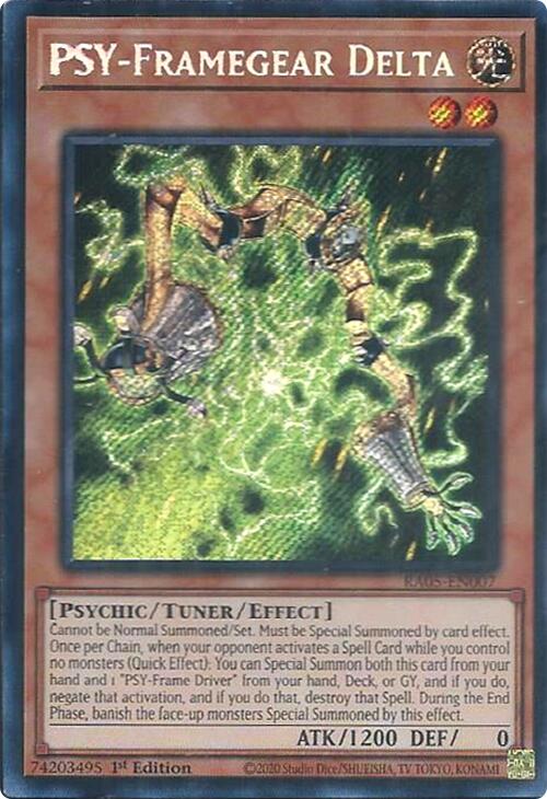 PSY-Framegear Delta (Secret Rare) [RA05-EN007] Secret Rare Yu-Gi-Oh!