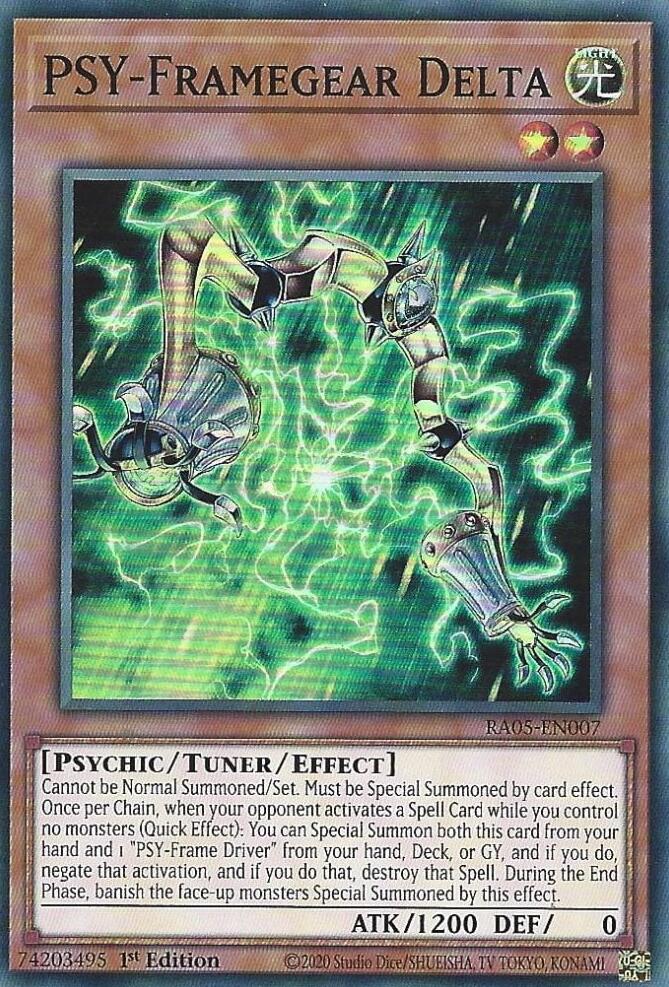 PSY-Framegear Delta [RA05-EN007] Super Rare Yu-Gi-Oh!