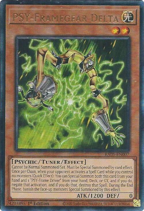 PSY-Framegear Delta (Ultimate Rare) [RA05-EN007] Ultimate Rare Yu-Gi-Oh!