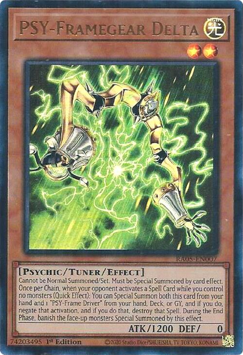 PSY-Framegear Delta (Ultra Rare) [RA05-EN007] Ultra Rare Yu-Gi-Oh!