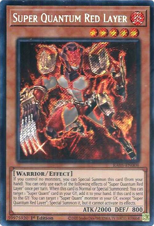 Super Quantum Red Layer (Secret Rare) [RA05-EN008] Secret Rare Yu-Gi-Oh!