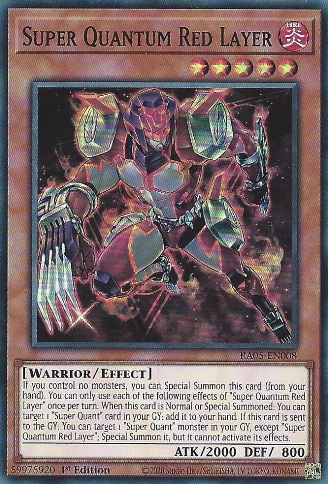 Super Quantum Red Layer [RA05-EN008] Super Rare Yu-Gi-Oh!