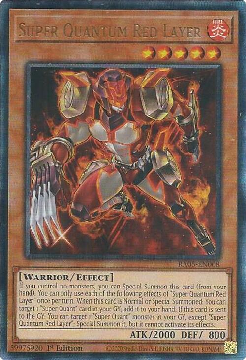 Super Quantum Red Layer (Ultimate Rare) [RA05-EN008] Ultimate Rare Yu-Gi-Oh!