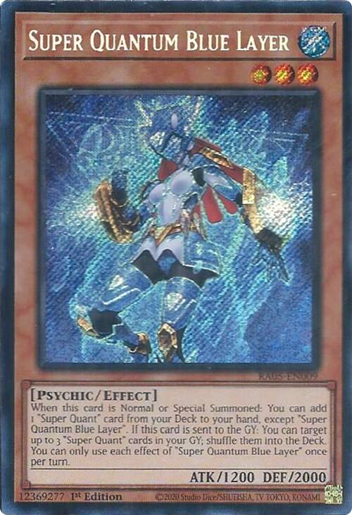 Super Quantum Blue Layer (Secret Rare) [RA05-EN009] Secret Rare Yu-Gi-Oh!