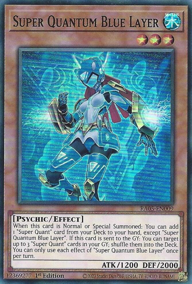 Super Quantum Blue Layer [RA05-EN009] Super Rare Yu-Gi-Oh!