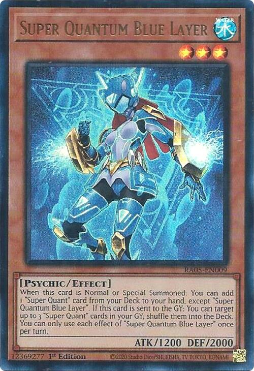 Super Quantum Blue Layer (Ultra Rare) [RA05-EN009] Ultra Rare Yu-Gi-Oh!
