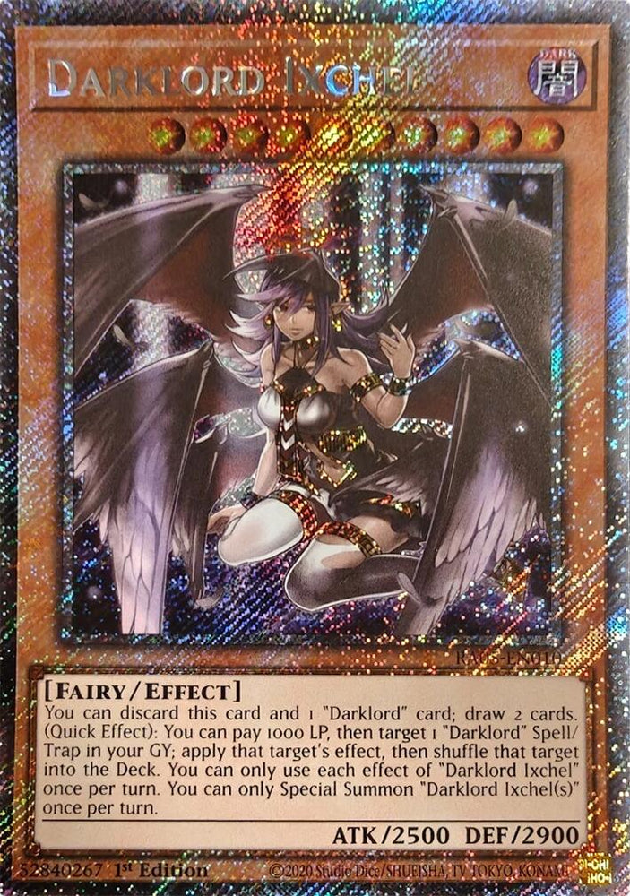 Darklord Ixchel (Platinum Secret Rare) [RA05-EN010] Platinum Secret Rare Yu-Gi-Oh!