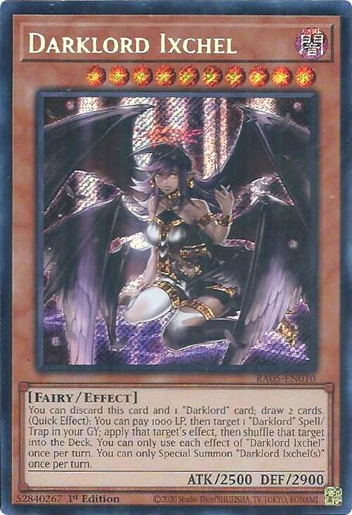 Darklord Ixchel (Secret Rare) [RA05-EN010] Secret Rare Yu-Gi-Oh!