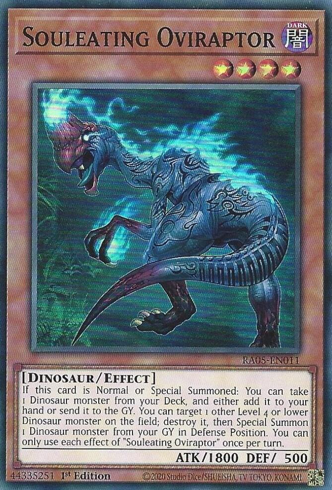 Souleating Oviraptor [RA05-EN011] Super Rare Yu-Gi-Oh!