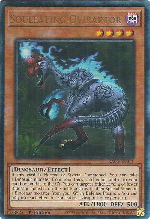 Souleating Oviraptor (Ultimate Rare) [RA05-EN011] Ultimate Rare Yu-Gi-Oh!