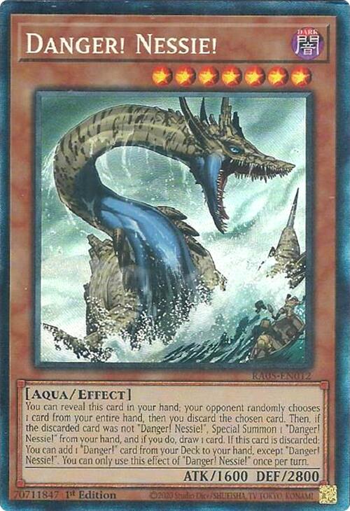 Danger! Nessie! (Collector's Rare) [RA05-EN012] Collector's Rare Yu-Gi-Oh!