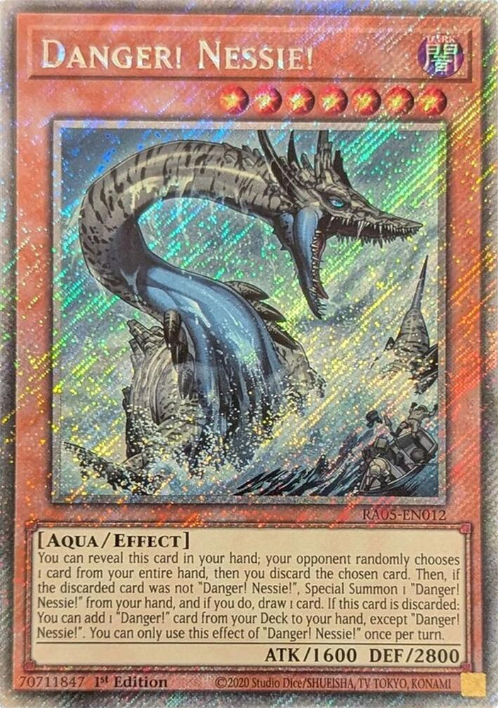Danger! Nessie! (Platinum Secret Rare) [RA05-EN012] Platinum Secret Rare Yu-Gi-Oh!