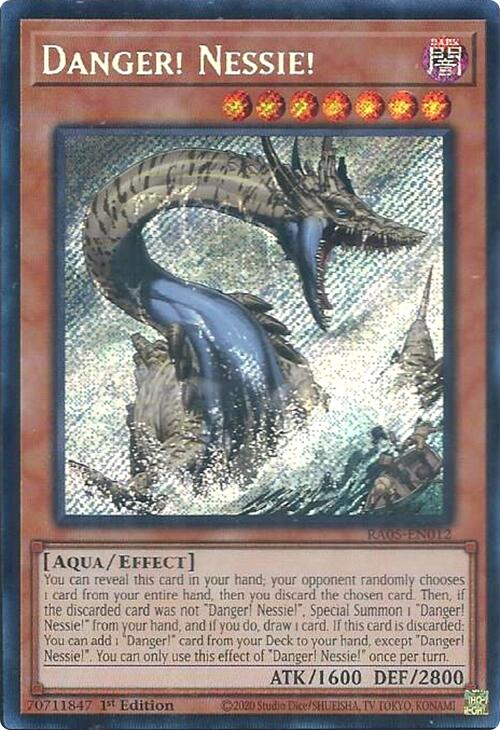 Danger! Nessie! (Secret Rare) [RA05-EN012] Secret Rare Yu-Gi-Oh!