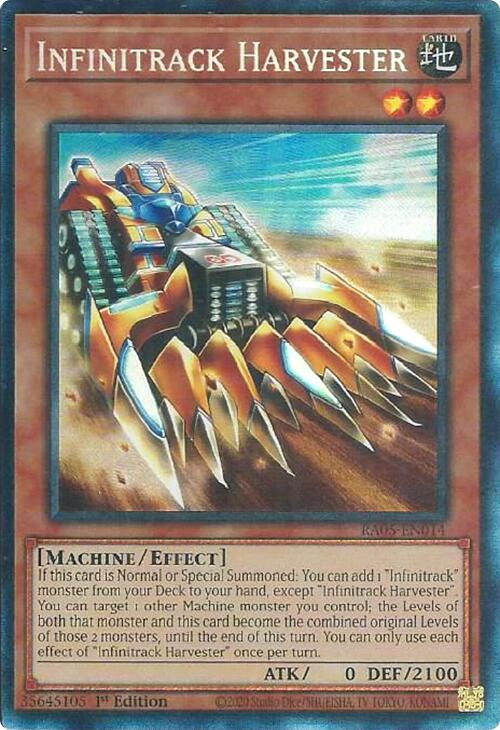Infinitrack Harvester (Collector's Rare) [RA05-EN014] Collector's Rare Yu-Gi-Oh!