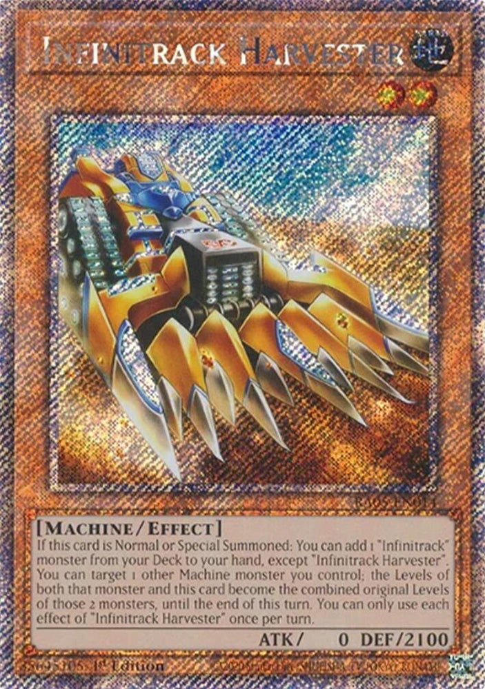 Infinitrack Harvester (Platinum Secret Rare) [RA05-EN014] Platinum Secret Rare Yu-Gi-Oh!