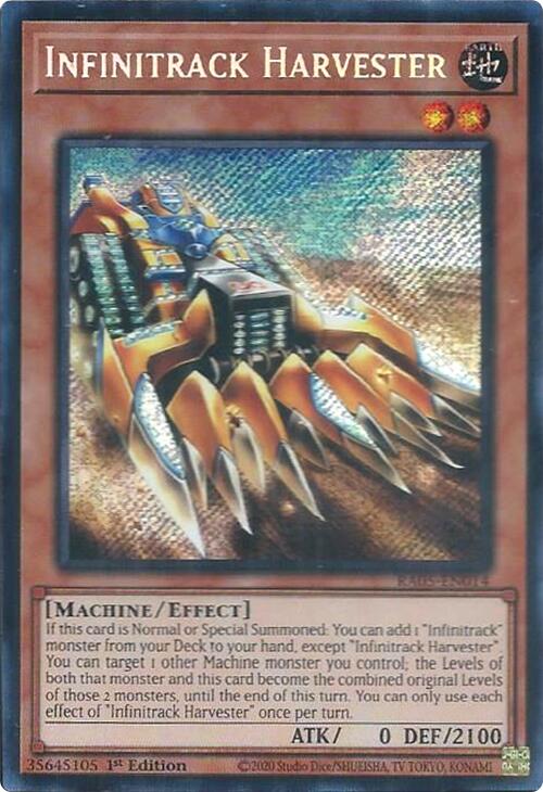 Infinitrack Harvester (Secret Rare) [RA05-EN014] Secret Rare Yu-Gi-Oh!