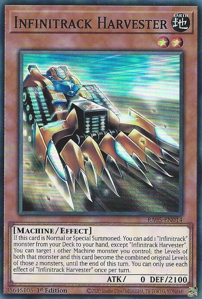Infinitrack Harvester [RA05-EN014] Super Rare Yu-Gi-Oh!