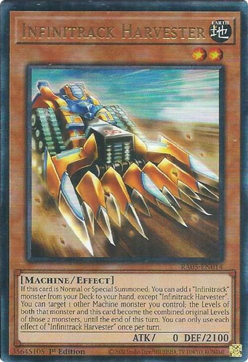 Infinitrack Harvester (Ultimate Rare) [RA05-EN014] Ultimate Rare Yu-Gi-Oh!