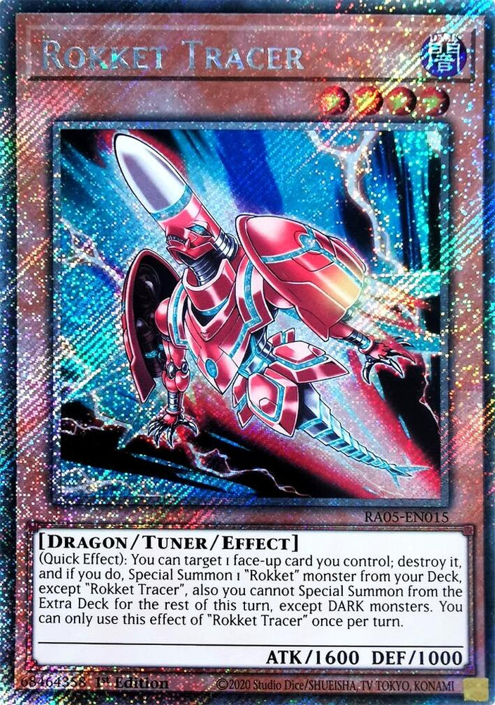Rokket Tracer (Platinum Secret Rare) [RA05-EN015] Platinum Secret Rare Yu-Gi-Oh!