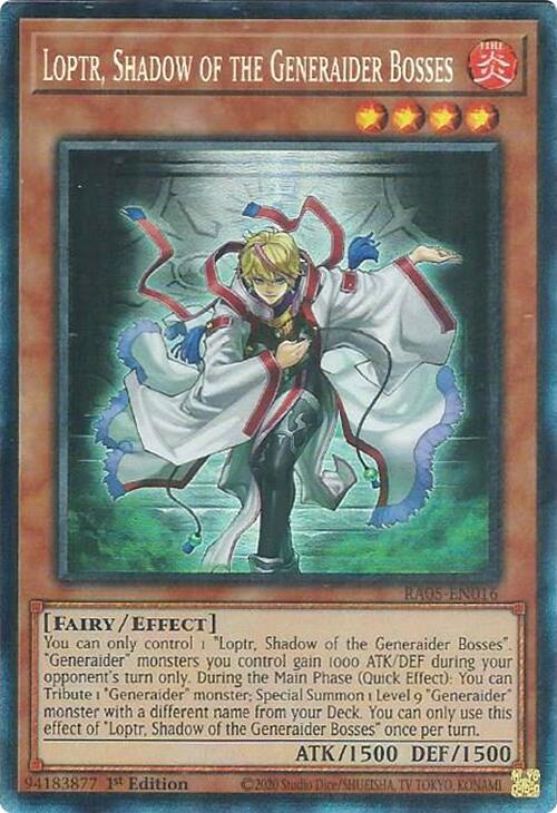 Loptr, Shadow of the Generaider Bosses (Collector's Rare) [RA05-EN016] Collector's Rare Yu-Gi-Oh!