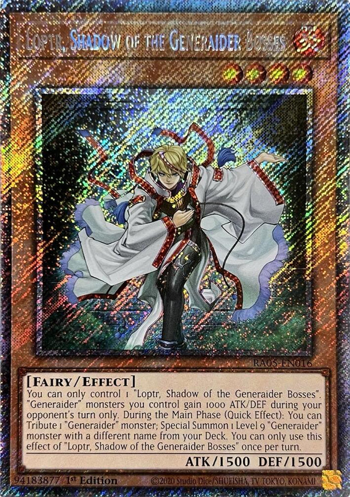 Loptr, Shadow of the Generaider Bosses (Platinum Secret Rare) [RA05-EN016] Platinum Secret Rare Yu-Gi-Oh!