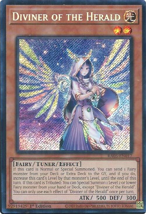 Diviner of the Herald (Secret Rare) [RA05-EN017] Secret Rare Yu-Gi-Oh!