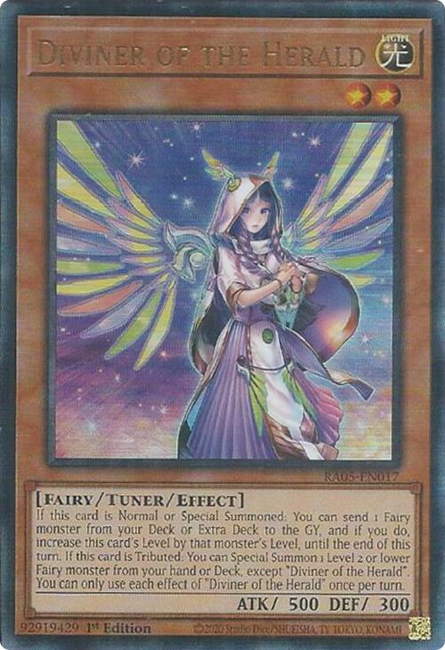 Diviner of the Herald (Ultimate Rare) [RA05-EN017] Ultimate Rare Yu-Gi-Oh!