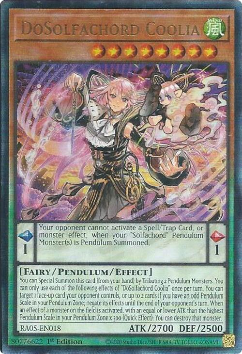 DoSolfachord Coolia (Ultimate Rare) [RA05-EN018] Ultimate Rare Yu-Gi-Oh!