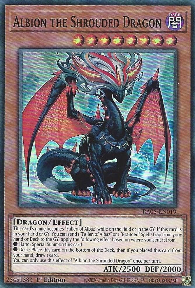 Albion the Shrouded Dragon [RA05-EN019] Super Rare Yu-Gi-Oh!