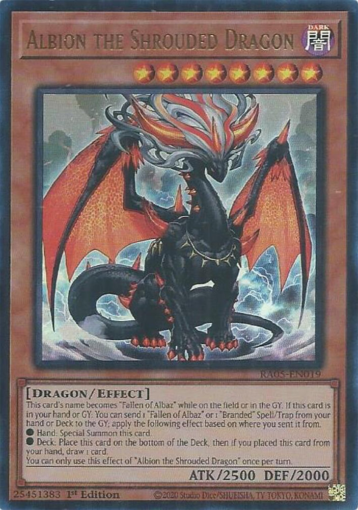 Albion the Shrouded Dragon (Ultra Rare) [RA05-EN019] Ultra Rare Yu-Gi-Oh!