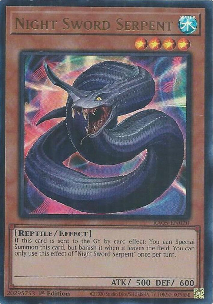 Night Sword Serpent (Ultra Rare) [RA05-EN020] Ultra Rare Yu-Gi-Oh!