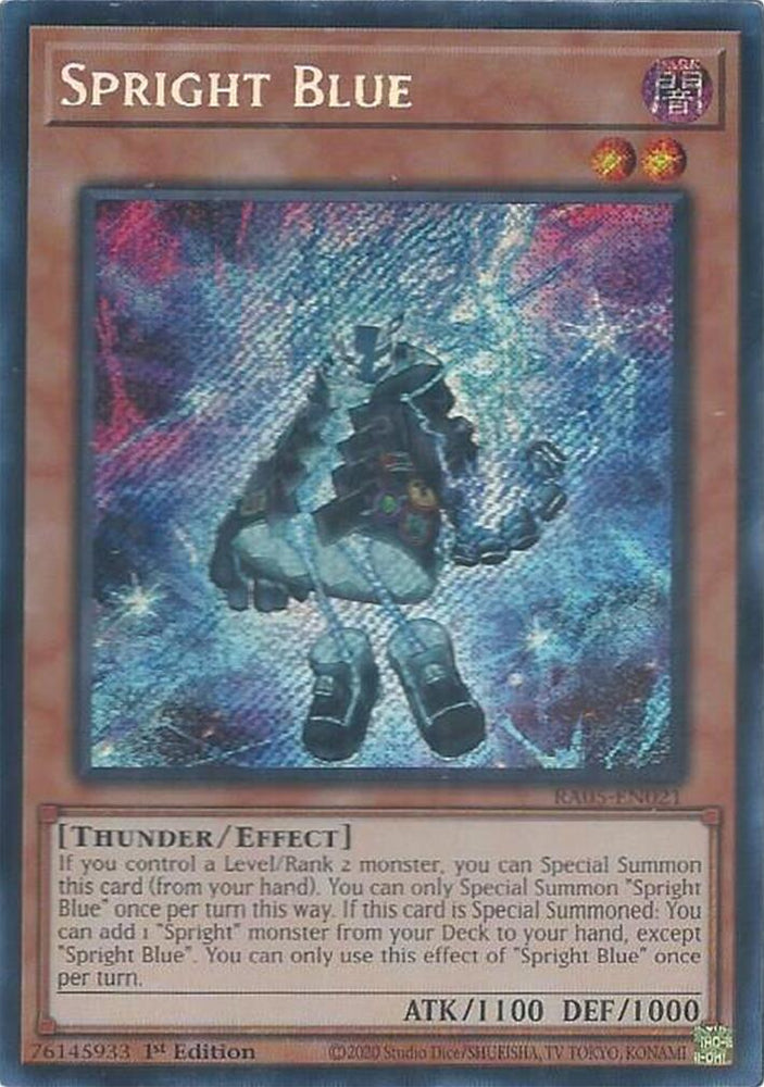 Spright Blue (Secret Rare) [RA05-EN021] Secret Rare Yu-Gi-Oh!
