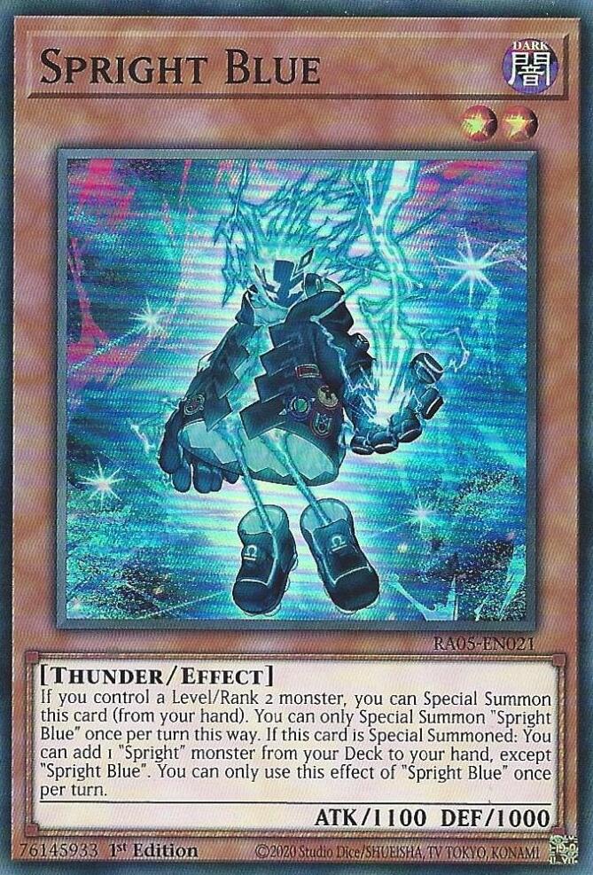 Spright Blue [RA05-EN021] Super Rare Yu-Gi-Oh!