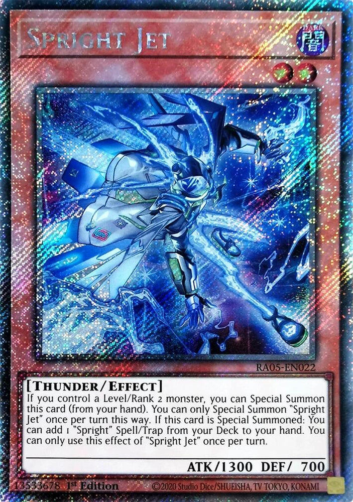Spright Jet (Platinum Secret Rare) [RA05-EN022] Platinum Secret Rare Yu-Gi-Oh!