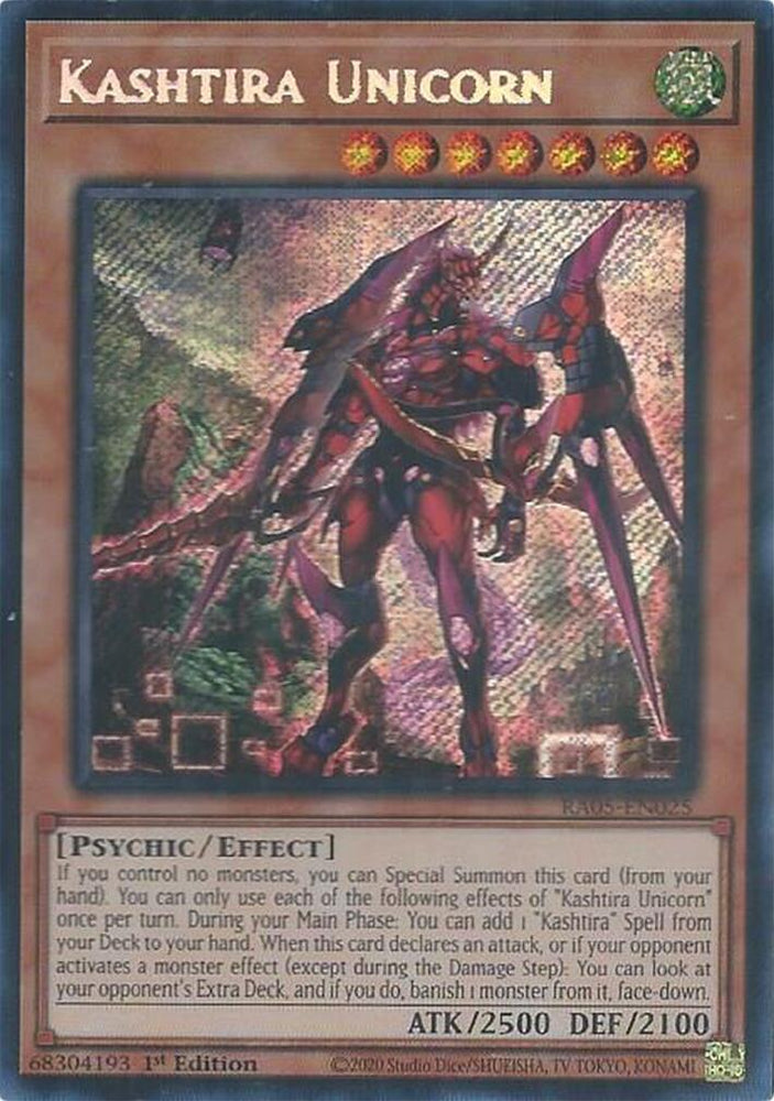 Kashtira Unicorn (Secret Rare) [RA05-EN025] Secret Rare Yu-Gi-Oh!