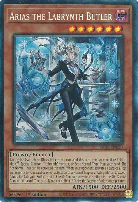Arias the Labrynth Butler (Collector's Rare) [RA05-EN028] Collector's Rare Yu-Gi-Oh!