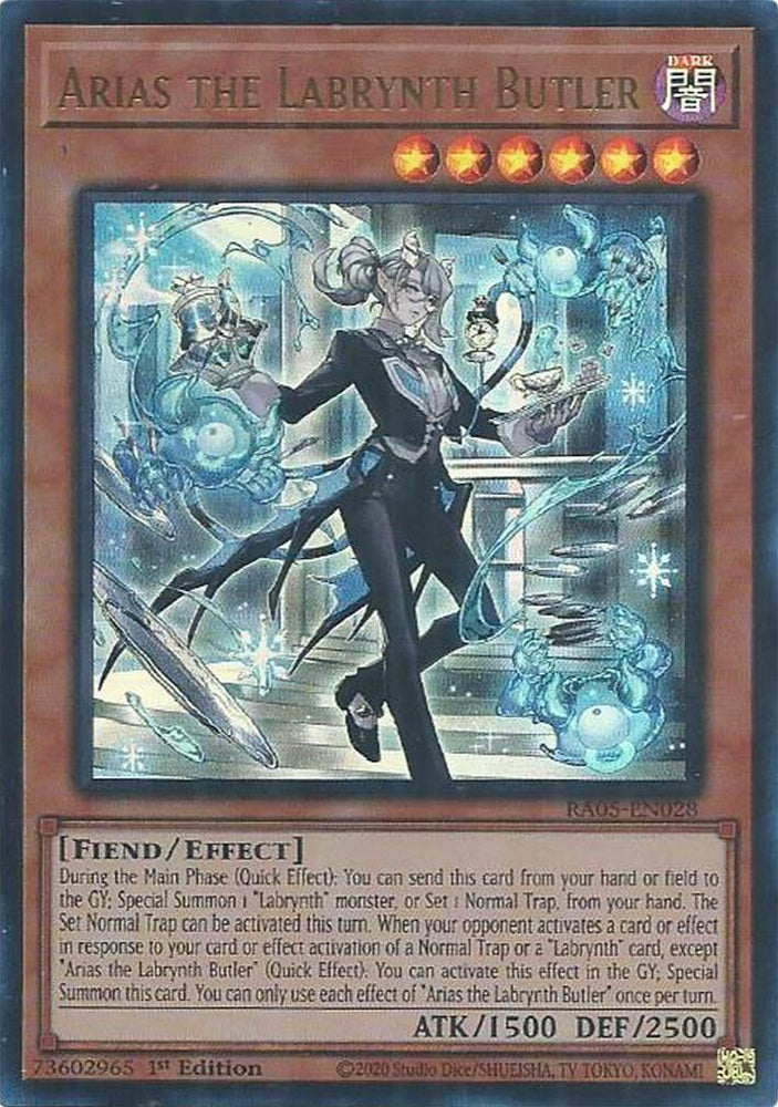 Arias the Labrynth Butler (Ultra Rare) [RA05-EN028] Ultra Rare Yu-Gi-Oh!