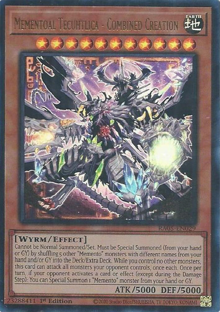 Mementoal Tecuhtlica - Combined Creation (Ultra Rare) [RA05-EN029] Ultra Rare Yu-Gi-Oh!