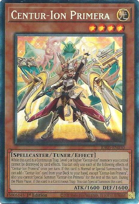 Centur-Ion Primera (Collector's Rare) [RA05-EN030] Collector's Rare Yu-Gi-Oh!