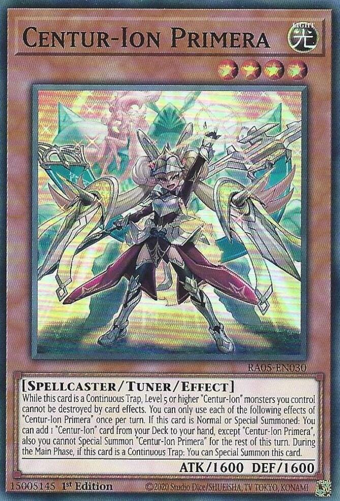 Centur-Ion Primera [RA05-EN030] Super Rare Yu-Gi-Oh!
