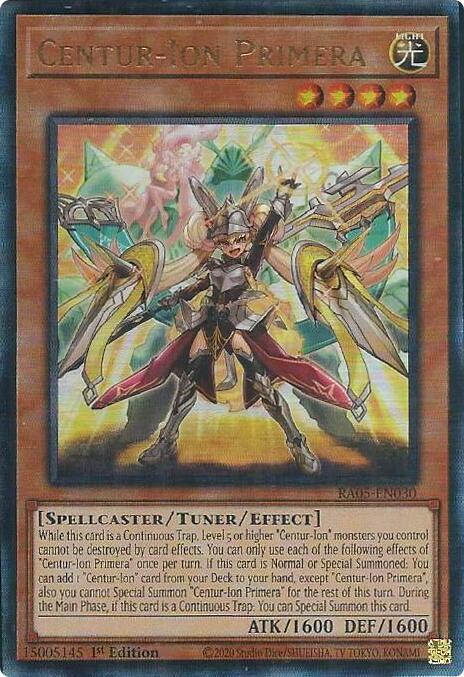 Centur-Ion Primera (Ultimate Rare) [RA05-EN030] Ultimate Rare Yu-Gi-Oh!