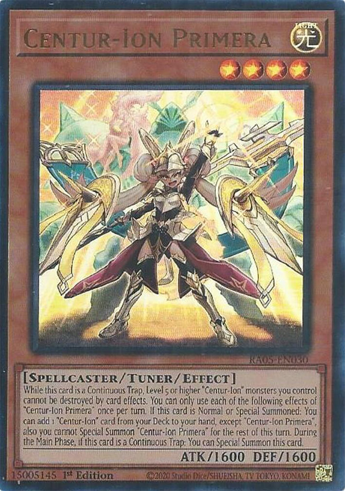 Centur-Ion Primera (Ultra Rare) [RA05-EN030] Ultra Rare Yu-Gi-Oh!