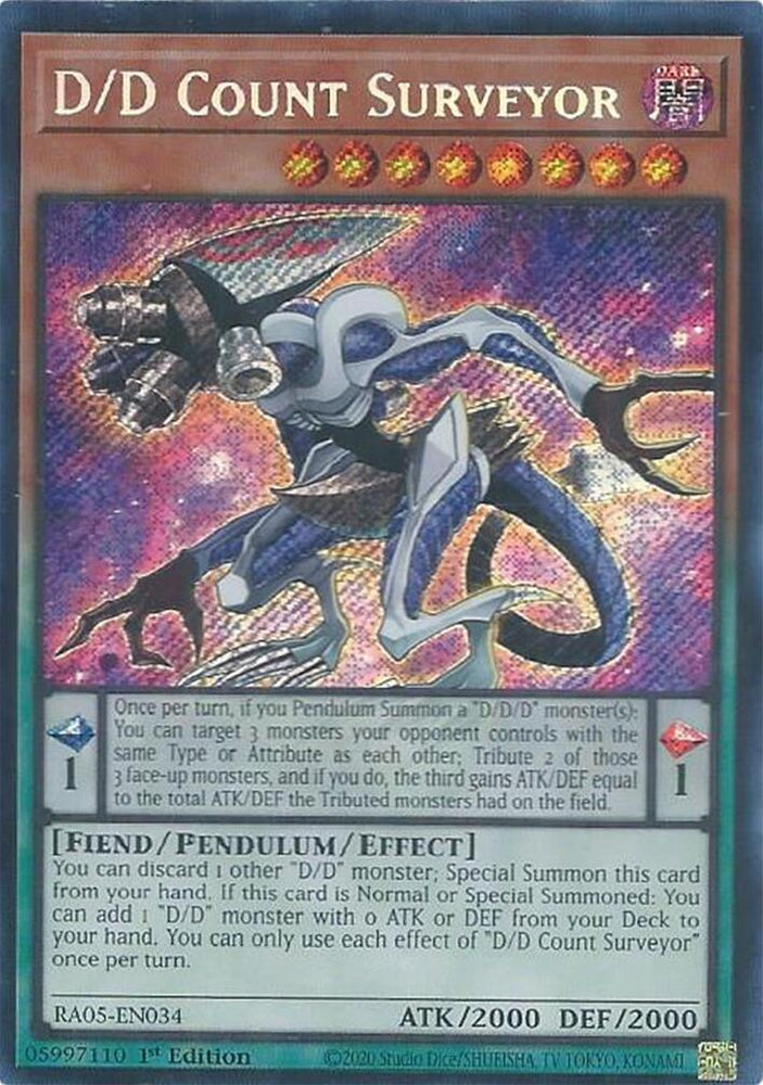 D/D Count Surveyor (Secret Rare) [RA05-EN034] Secret Rare Yu-Gi-Oh!