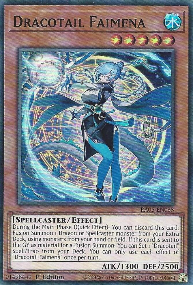 Dracotail Faimena [RA05-EN035] Super Rare Yu-Gi-Oh!
