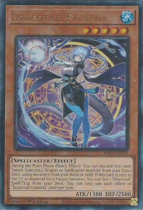 Dracotail Faimena (Ultimate Rare) [RA05-EN035] Ultimate Rare Yu-Gi-Oh!