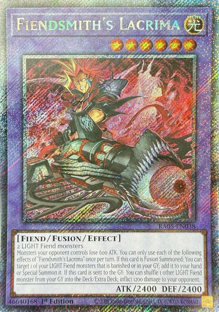 Fiendsmith's Lacrima (Platinum Secret Rare) [RA05-EN038] Platinum Secret Rare Yu-Gi-Oh!