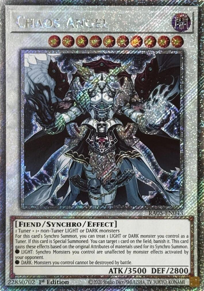 Chaos Angel (Platinum Secret Rare) [RA05-EN043] Platinum Secret Rare Yu-Gi-Oh!